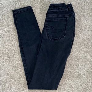 Black American Eagle Jeggings